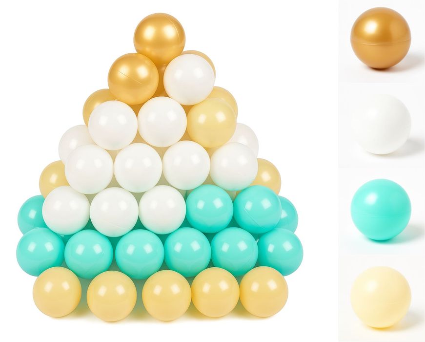 Piłki Do Suchego Basenu Kojca 6cm 500szt Kolorowe Kulki Piłeczki