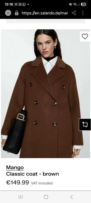 Płaszcz Mango rozm M