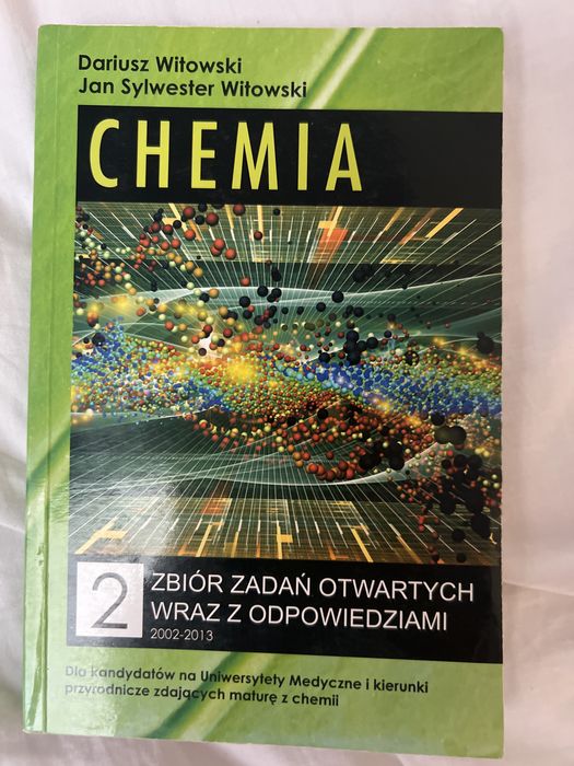 Zbiór zadań maturalnych chemia Witowski do liceum/technikum