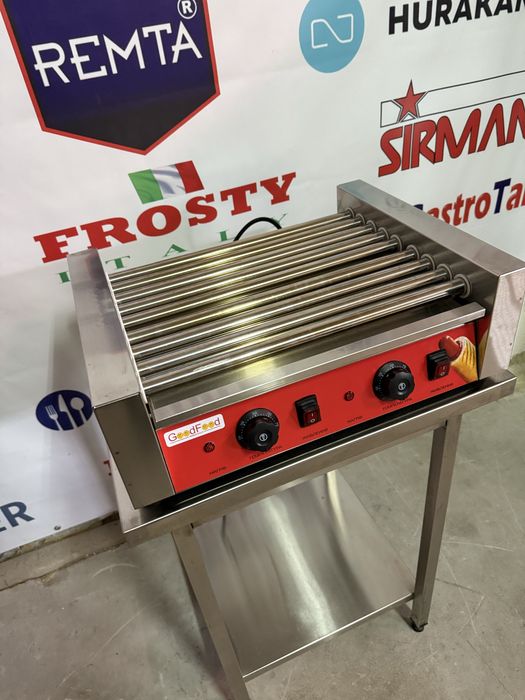 Гриль Роликовий Для Сосисок-Ковбасок Хот-Дог На 9 Роликів!