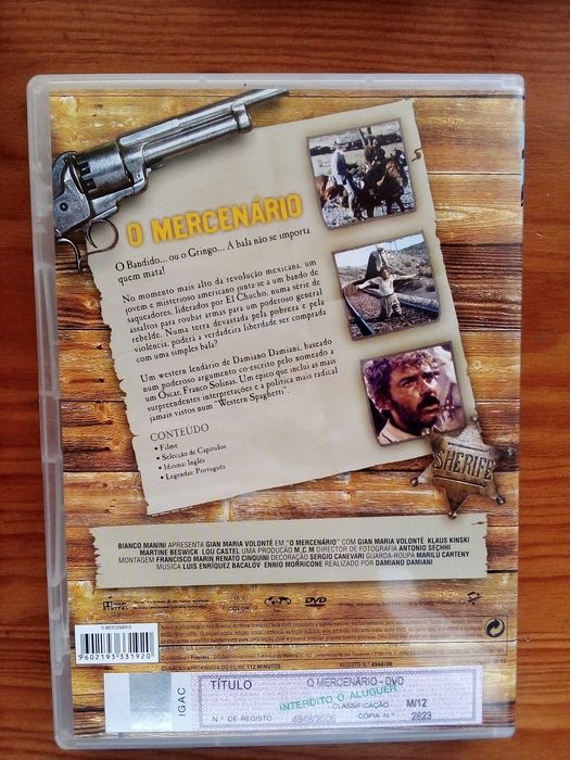 O Mercenário - Bianco Manini / Klaus Kinski - Western