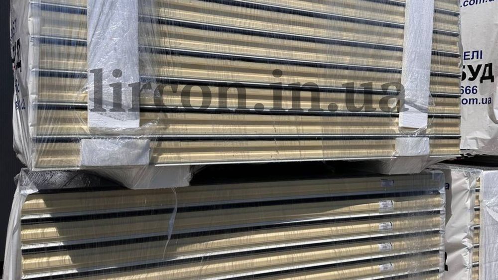 В НАЯВНОСТІ ‼️ Будівельні стінові сендвіч панелі | Сендвіч панелі зі складу