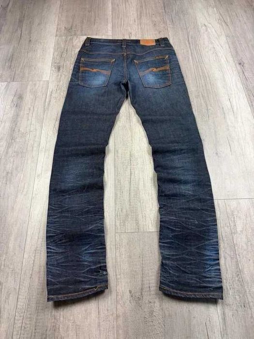 Spodnie jeansowe nudie jeans 33x34 thin Finn cloudy steel