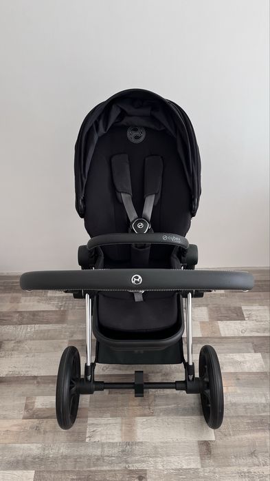 Cybex Priam 4.0 коляска 2 в 1 Mirage Grey шасі Chrome Black