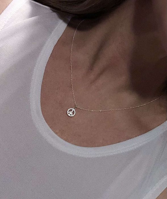 Срібна цепочка Thomas Sabo Charm, Peace