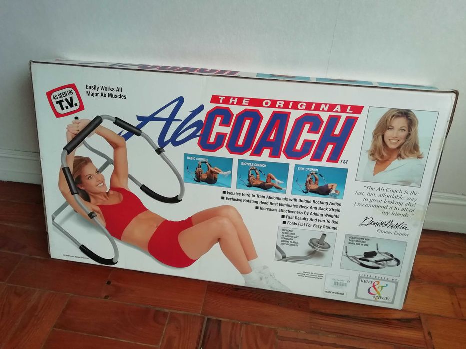 Ab Coach Roller - Aparelho de Fitness, NOVO!