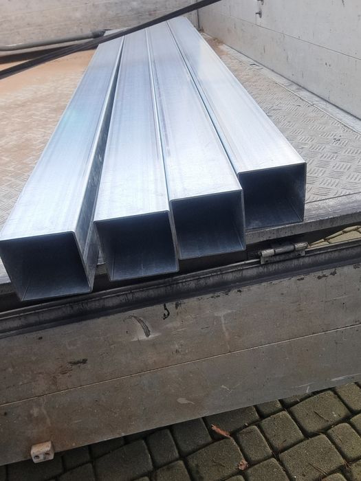 Słupek bramowy  120x120  3mm dl 250cm ocynk