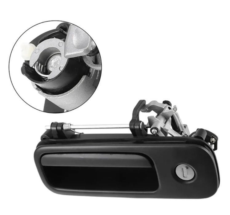 Conjunto Puxador Fechadura Mala Volkswagen Golf 4 + 2 chaves