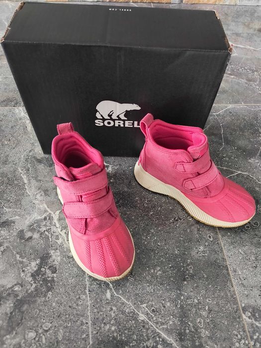 Buciki Sorel waterproof r. 29 różowe