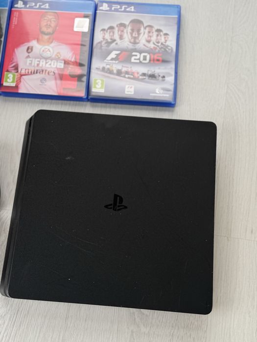 Playstation 4 slim 1 tb (2 джойстика + ігри)