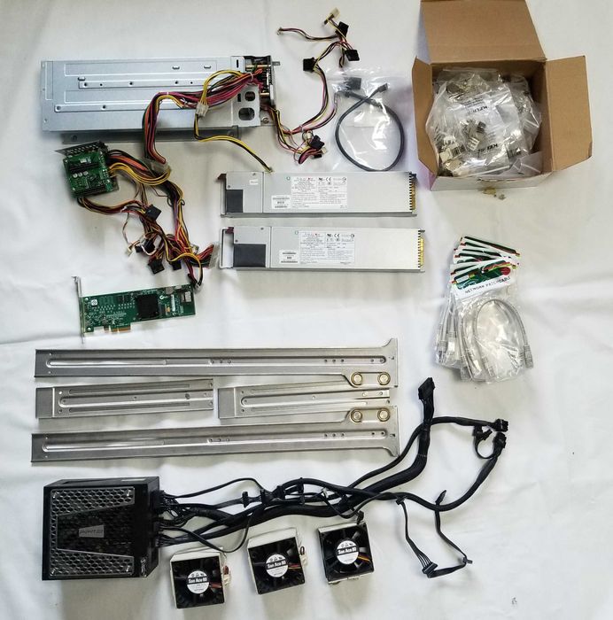 Серверные комплектующие Supermicro, Ablecom, LSI - корпуса, платы, RAID контроллеры, кабели