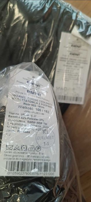 Ubranie zimowe czołgisty warsztatowca z podpinką wzór 602/MON, 100/182