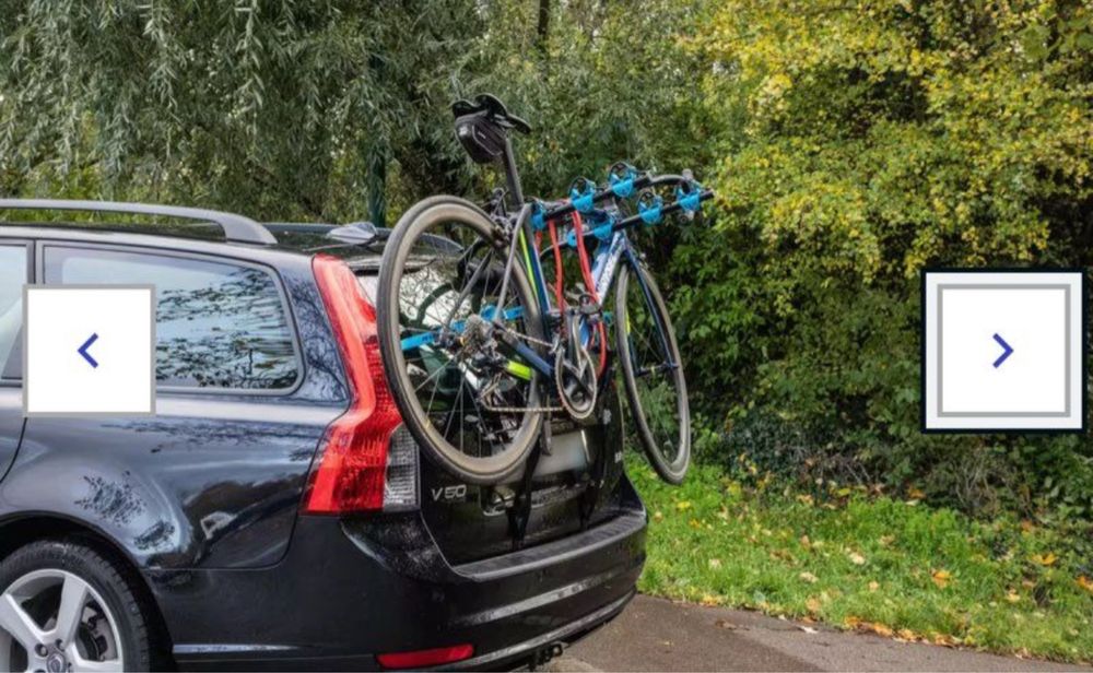 Porta-bicicleta traseiro 300 2-3 bicicletas Decathlon