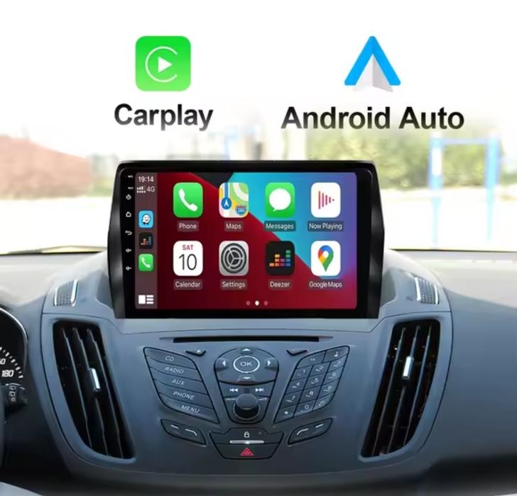 ‼️ Ford Focus 3 MK3, Ford Fiesta MK7, Ford Kuga 2, Ford Escape ‼️ Android магнітола Tesla стиль Carplay Android auto