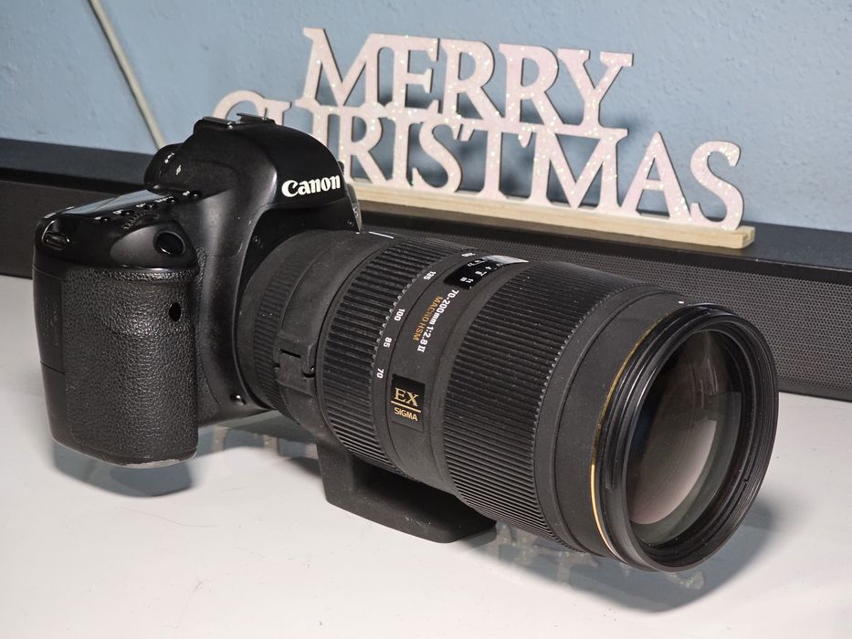 Canon 6d com lente sigma 70-200 f2.8 II APO EX DG Macro