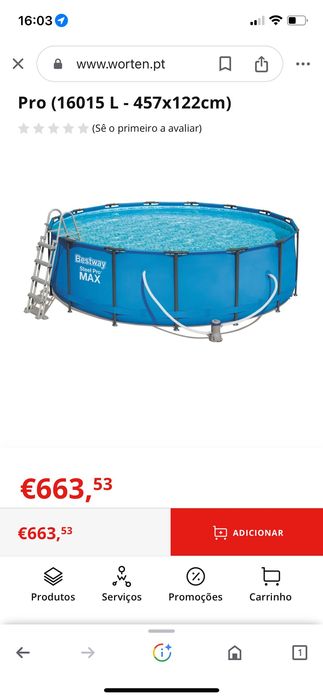 Piscina diversão garantida para miúdos e graúdos