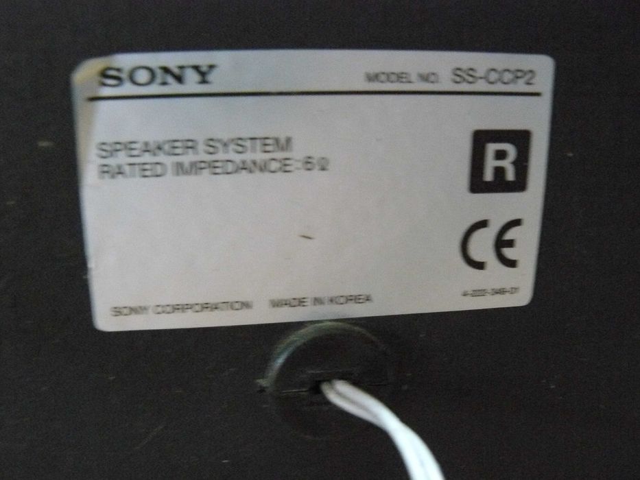 Kolumny głośniki Sony 2 szt. para 6 ohm maskownice sprawne