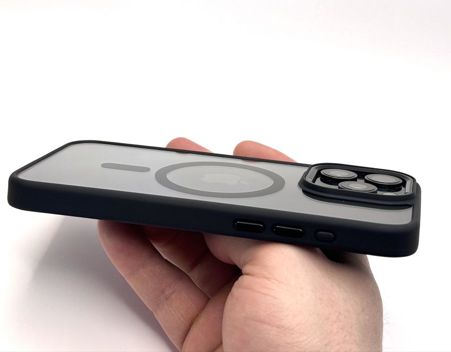 Чехол на IPhone 16 Pro Max Black MagSafe, 14 Pro Max Black, 13 Pro