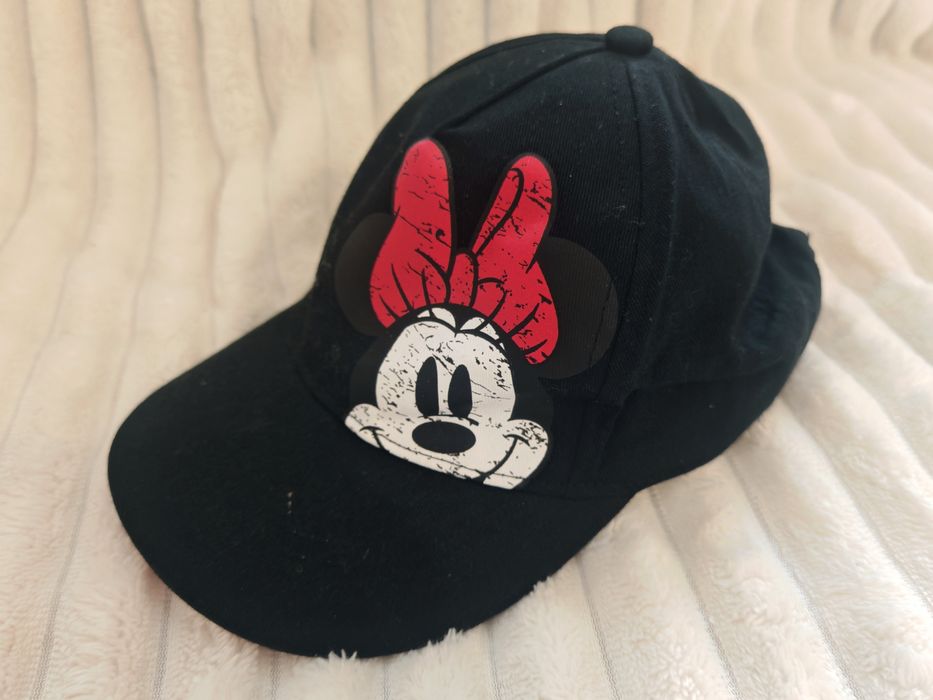 Czapka z daszkiem r. 52 Minnie Mouse Disney 100% bawełna czarna