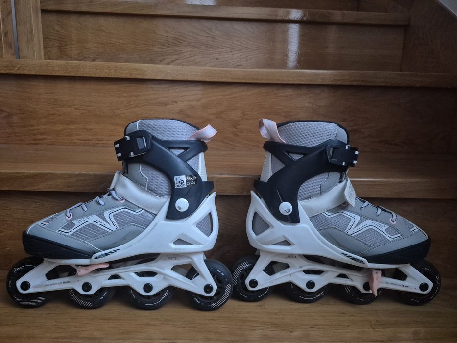 ROLKI oxelo w rozm. 35 - 38 i ochraniacze rozm. XS