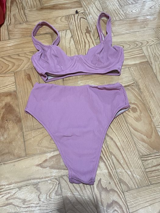 Biquini cor de rosa brasileiro S loja três