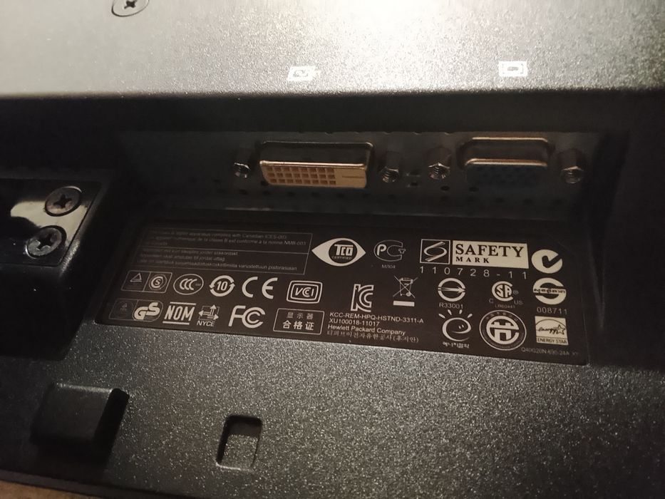 Ecrã de PC fixo hp