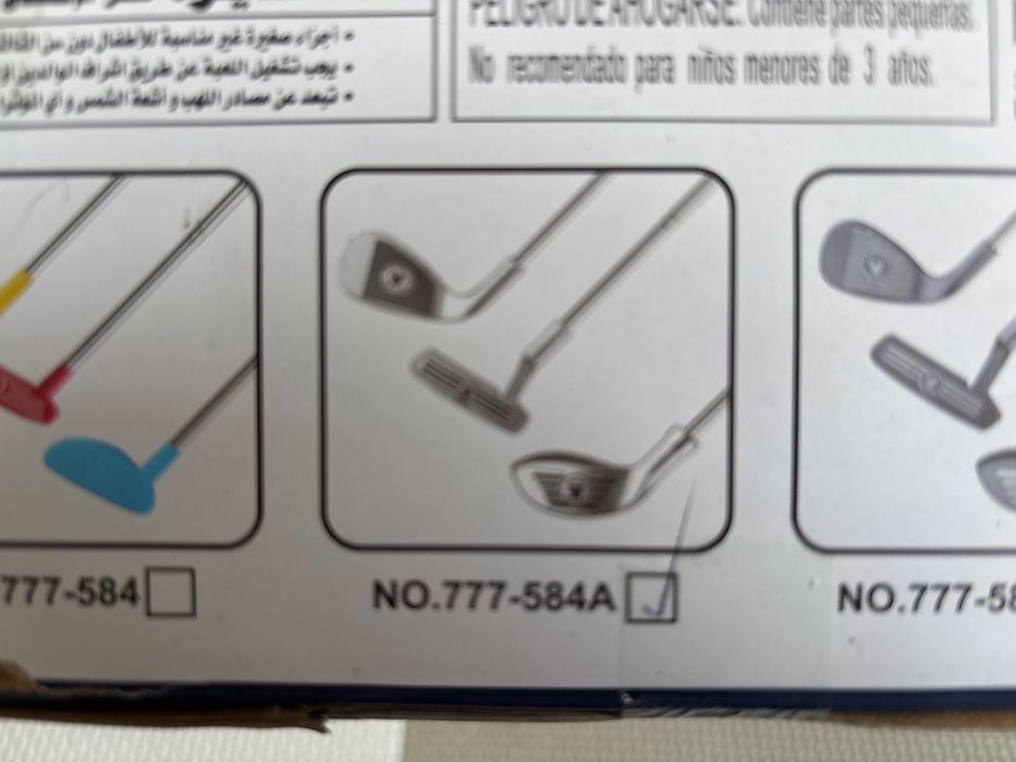 Mini golf zestw do golfa