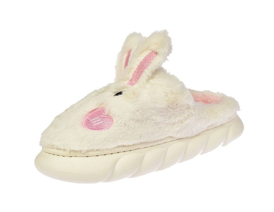 Kapcie zwierzaki pantofle domowe damskie białe 121B wt roz.41