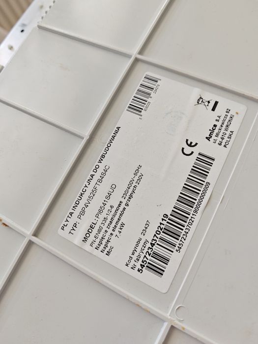 Płyta indukcyjna Amica Pl6541S4UD