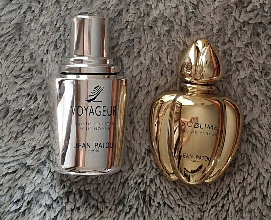 Perfumes Vintage Raros Jean Patou: Voyageur (50ml) + Sublime (30ml)