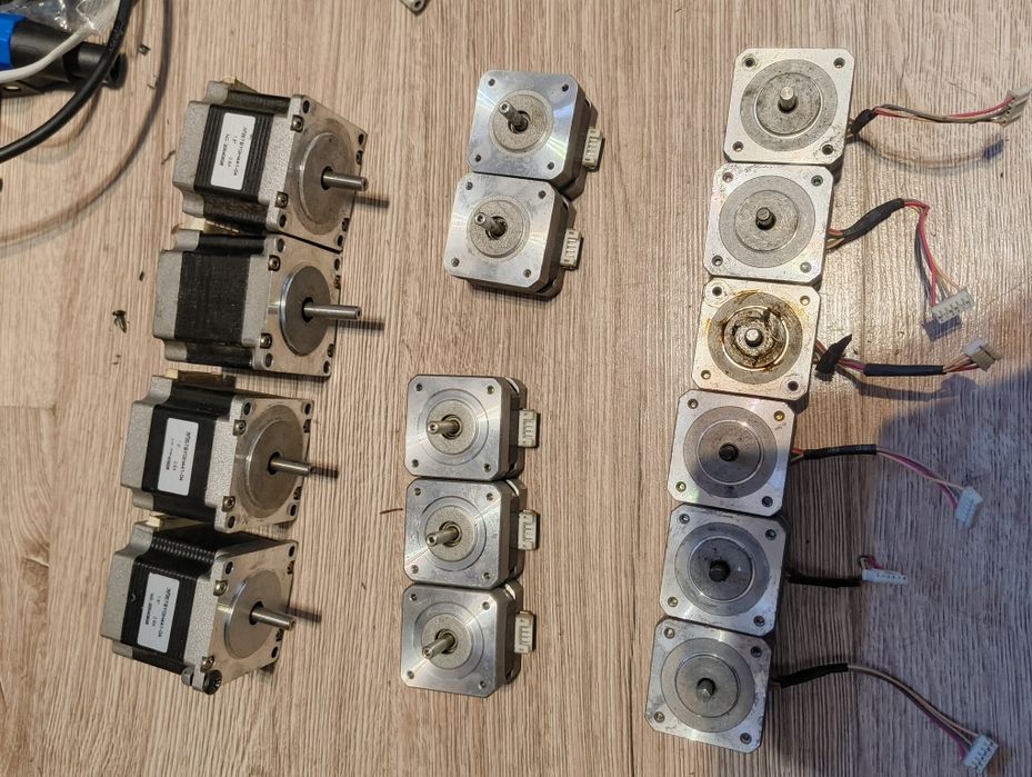 Zestaw silników krokowych, CNC, drukarka 3D, ploter, frezarka