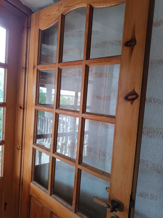 Drzwi sosnowe dwa skrzydła