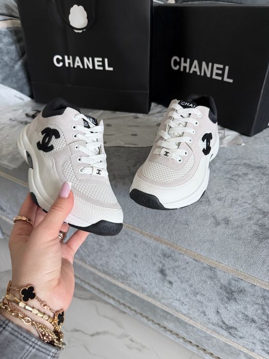 Белые кроссовки Chanel 36, 37, 38, 39, 40 размер