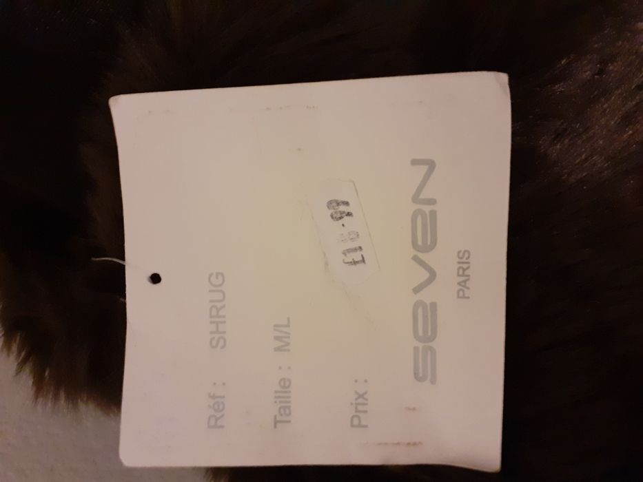 Bolerko futrzane nowe M/L