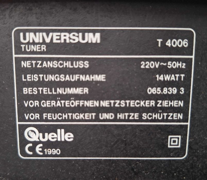 Zestaw Universum Tuner-CD-Wzmacniacz + Kolumny 8 ohm WYSYŁAM Olx