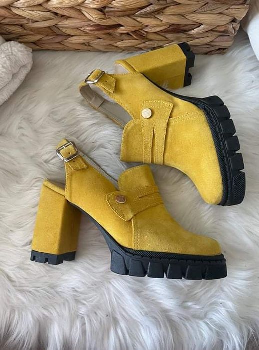 Eleganckie botki wiosenno letnie kolory naturalna skóra