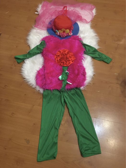 Fato de Carnaval a Flor