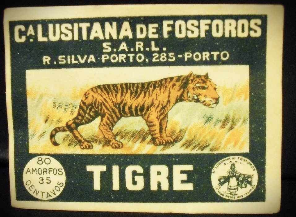 1 Estampa de caixas de fósforos antiga anos 40/50 Portuguesa