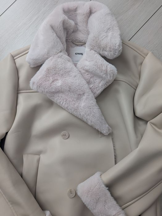 Kurtka biała ocieplana rozmiar s nowa