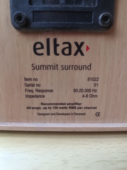 Kolumny głośnikowe Eltax  zestaw do kina domowego  5.0