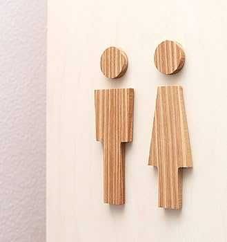 Placas e Simbolos WC para Restaurantes, Lojas, AL e Hoteis.