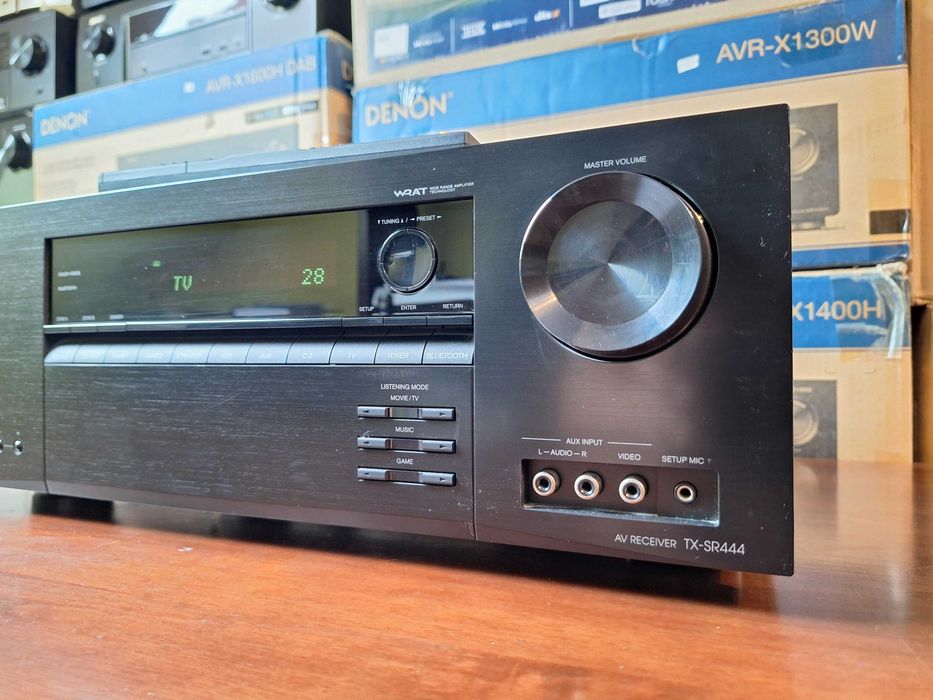 7.1  Onkyo TX-SR444 HDMI 4K Bluetooth arc hdr optyk Atmos