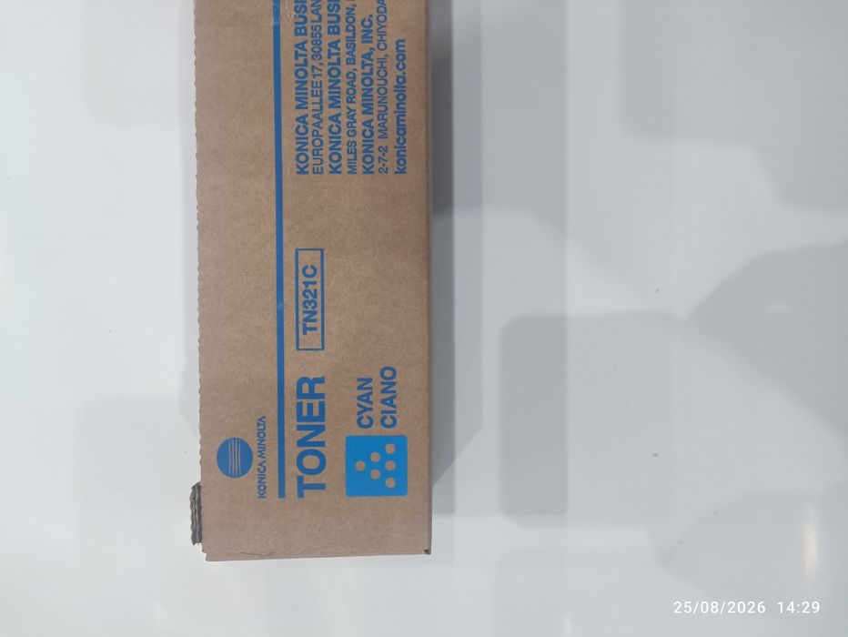 Konica Minolta cartucho de toner ciano (A33K450 / TN321C)