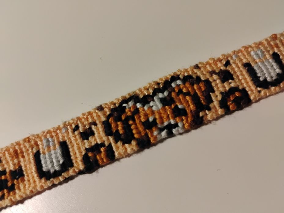 Bransoletka z muliny z pieskiem