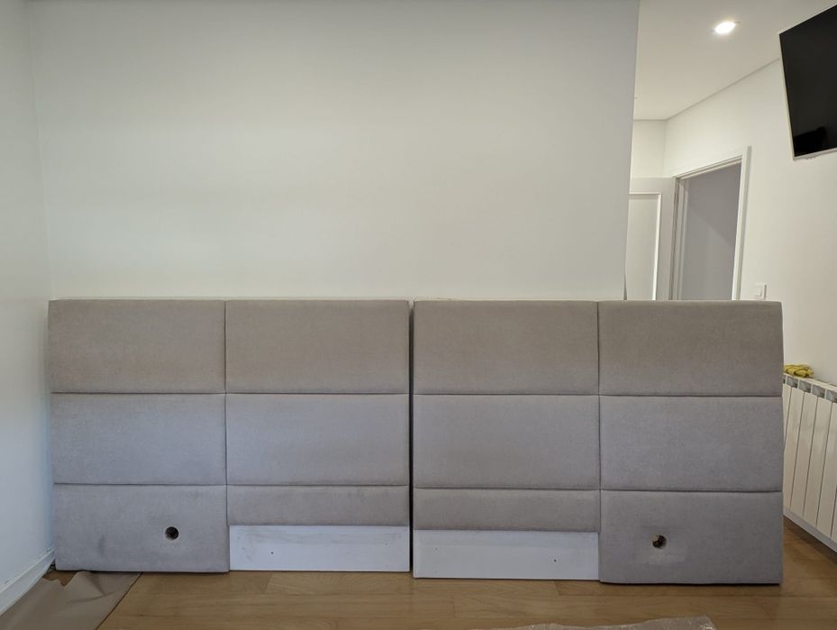 Cabeceira de cama com luz led