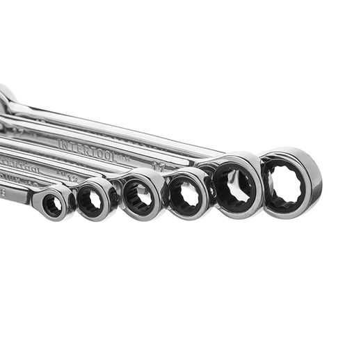 Intertool XT-1302 Набір ключів комбінованих, з тріскачкою