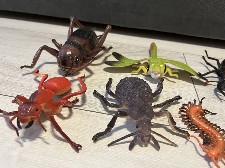 Figurki owadów, itp.