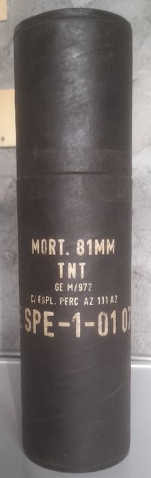 Caixa de Morteiro 81mm do exército Português