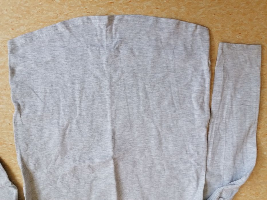 Szara bluzeczka Bóboli "Sweet Moments" 152 cm, długi rękaw dziewczęca