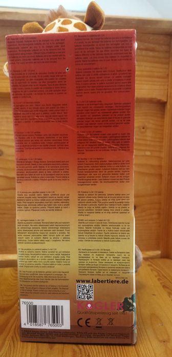 Kogler interaktywna żyrafa Gertruda.30cm